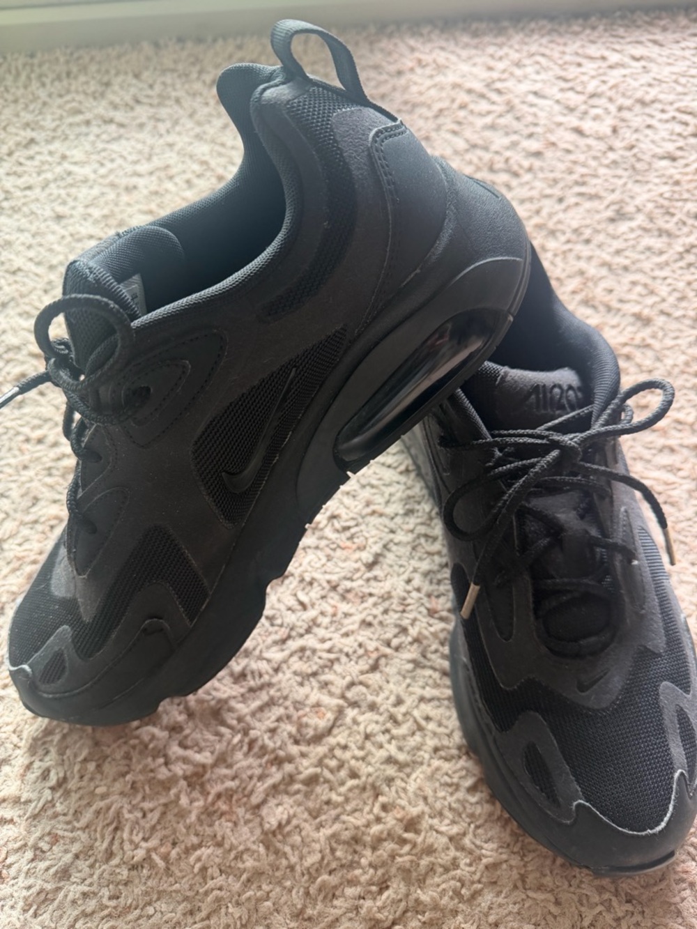 Nike Women's Black Athletic Air-Cushioned Sneakers